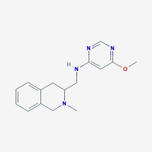 molecular formula C16H20N4O B4491131 6-methoxy-N-[(2-methyl-3,4-dihydro-1H-isoquinolin-3-yl)methyl]pyrimidin-4-amine 