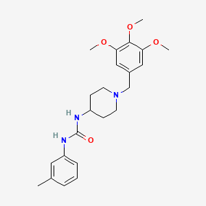 N-(3-METHYLPHENYL)-N'-[1-(3,4,5-TRIMETHOXYBENZYL)-4-PIPERIDYL]UREA