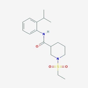 1-(ETHANESULFONYL)-N-[2-(PROPAN-2-YL)PHENYL]PIPERIDINE-3-CARBOXAMIDE