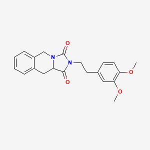 2-[2-(3,4-dimethoxyphenyl)ethyl]-10,10a-dihydroimidazo[1,5-b]isoquinoline-1,3(2H,5H)-dione