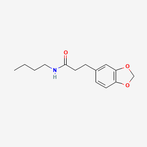 3-(2H-1,3-BENZODIOXOL-5-YL)-N-BUTYLPROPANAMIDE