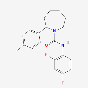 N-(2,4-difluorophenyl)-2-(4-methylphenyl)azepane-1-carboxamide