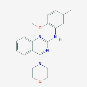 N-(2-methoxy-5-methylphenyl)-4-(4-morpholinyl)-2-quinazolinamine