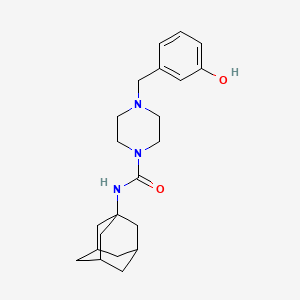 N-1-adamantyl-4-(3-hydroxybenzyl)piperazine-1-carboxamide