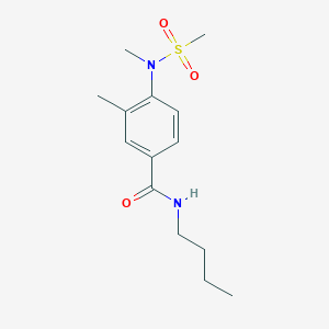 N-BUTYL-3-METHYL-4-(N-METHYLMETHANESULFONAMIDO)BENZAMIDE