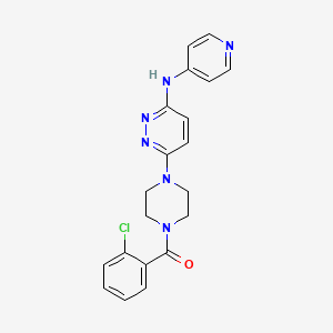 6-[4-(2-chlorobenzoyl)-1-piperazinyl]-N-4-pyridinyl-3-pyridazinamine