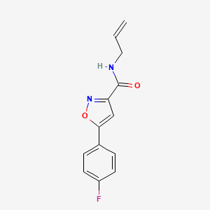 N-allyl-5-(4-fluorophenyl)-3-isoxazolecarboxamide