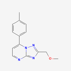 2-(methoxymethyl)-7-(4-methylphenyl)[1,2,4]triazolo[1,5-a]pyrimidine