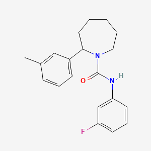 N-(3-fluorophenyl)-2-(3-methylphenyl)azepane-1-carboxamide