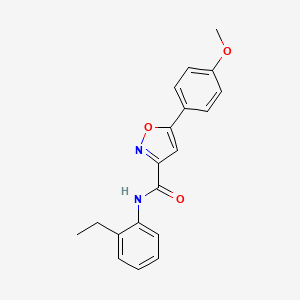 N-(2-ethylphenyl)-5-(4-methoxyphenyl)-1,2-oxazole-3-carboxamide