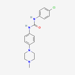 1-(4-Chlorophenyl)-3-[4-(4-methylpiperazin-1-yl)phenyl]urea