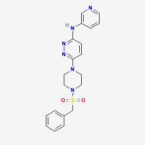 6-[4-(benzylsulfonyl)-1-piperazinyl]-N-3-pyridinyl-3-pyridazinamine