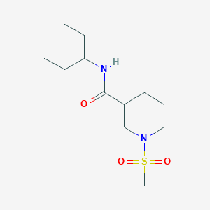 1-METHANESULFONYL-N-(PENTAN-3-YL)PIPERIDINE-3-CARBOXAMIDE