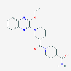 1-{[1-(3-Ethoxyquinoxalin-2-yl)piperidin-3-yl]carbonyl}piperidine-4-carboxamide