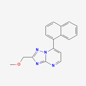 2-(METHOXYMETHYL)-7-(NAPHTHALEN-1-YL)-[1,2,4]TRIAZOLO[1,5-A]PYRIMIDINE