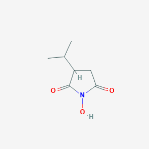 molecular formula C7H11NO3 B044921 3-isopropyl-N-hydroxysuccinimide CAS No. 121757-21-9