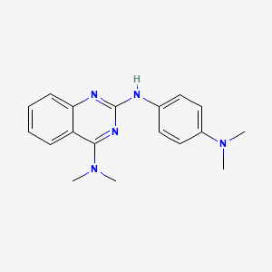 N~2~-[4-(dimethylamino)phenyl]-N~4~,N~4~-dimethyl-2,4-quinazolinediamine