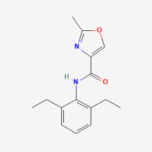 N-(2,6-diethylphenyl)-2-methyl-1,3-oxazole-4-carboxamide