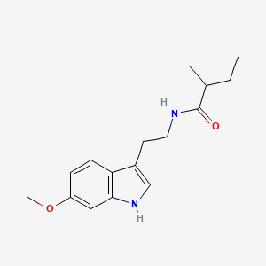 molecular formula C16H22N2O2 B4492208 N-[2-(6-methoxy-1H-indol-3-yl)ethyl]-2-methylbutanamide 