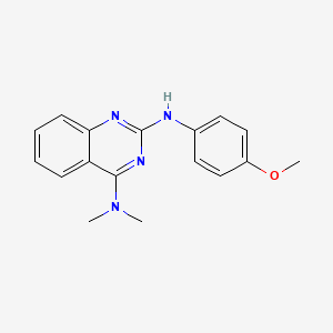 N~2~-(4-methoxyphenyl)-N~4~,N~4~-dimethyl-2,4-quinazolinediamine