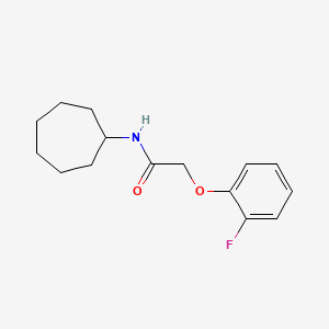 N-cycloheptyl-2-(2-fluorophenoxy)acetamide