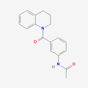 N-[3-(3,4-dihydro-1(2H)-quinolinylcarbonyl)phenyl]acetamide