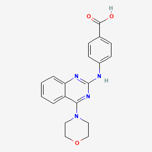 4-(4-Morpholinoquinazolin-2-ylamino)benzoic acid