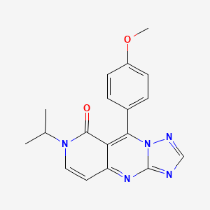 7-isopropyl-9-(4-methoxyphenyl)pyrido[4,3-d][1,2,4]triazolo[1,5-a]pyrimidin-8(7H)-one