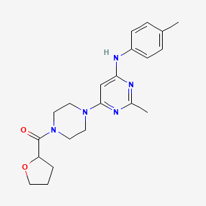 2-methyl-N-(4-methylphenyl)-6-[4-(tetrahydro-2-furanylcarbonyl)-1-piperazinyl]-4-pyrimidinamine