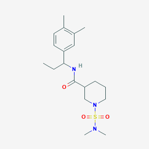 1-[(dimethylamino)sulfonyl]-N-[1-(3,4-dimethylphenyl)propyl]-3-piperidinecarboxamide