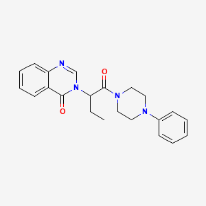 3-{1-[(4-phenylpiperazino)carbonyl]propyl}-4(3H)-quinazolinone