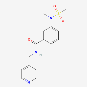 3-(N-METHYLMETHANESULFONAMIDO)-N-[(PYRIDIN-4-YL)METHYL]BENZAMIDE