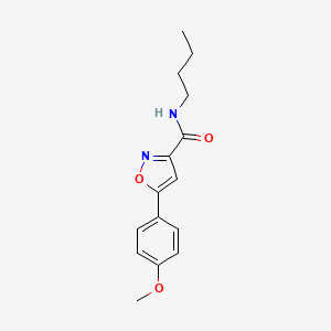 N-butyl-5-(4-methoxyphenyl)-3-isoxazolecarboxamide