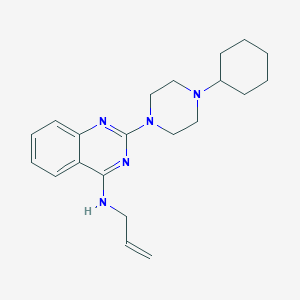 N-allyl-2-(4-cyclohexyl-1-piperazinyl)-4-quinazolinamine