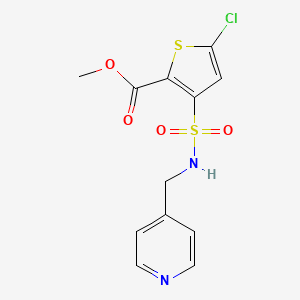 methyl 5-chloro-3-{[(4-pyridinylmethyl)amino]sulfonyl}-2-thiophenecarboxylate