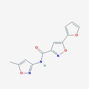 5-(2-furyl)-N-(5-methyl-3-isoxazolyl)-3-isoxazolecarboxamide