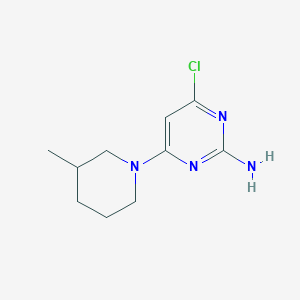 4-Chloro-6-(3-methylpiperidin-1-yl)pyrimidin-2-amine