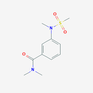 N,N-DIMETHYL-3-(N-METHYLMETHANESULFONAMIDO)BENZAMIDE