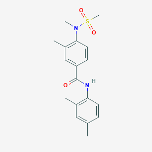 N-(2,4-dimethylphenyl)-3-methyl-4-[methyl(methylsulfonyl)amino]benzamide