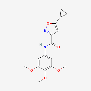 5-cyclopropyl-N-(3,4,5-trimethoxyphenyl)-3-isoxazolecarboxamide