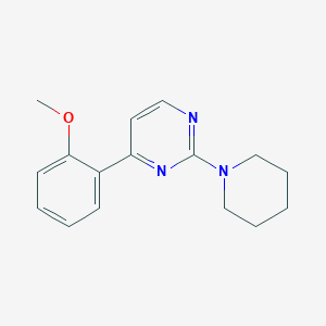 4-(2-methoxyphenyl)-2-piperidinopyrimidine