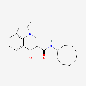 N-cyclooctyl-2-methyl-6-oxo-1,2-dihydro-6H-pyrrolo[3,2,1-ij]quinoline-5-carboxamide