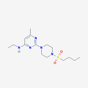 2-[4-(butylsulfonyl)-1-piperazinyl]-N-ethyl-6-methyl-4-pyrimidinamine