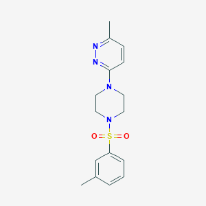 3-methyl-6-{4-[(3-methylphenyl)sulfonyl]-1-piperazinyl}pyridazine