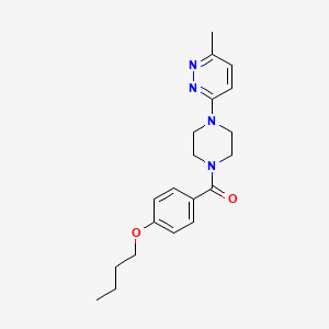 3-[4-(4-butoxybenzoyl)-1-piperazinyl]-6-methylpyridazine