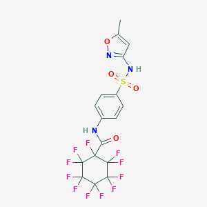 1,2,2,3,3,4,4,5,5,6,6-undecafluoro-N-(4-{[(5-methyl-3-isoxazolyl)amino]sulfonyl}phenyl)cyclohexanecarboxamide