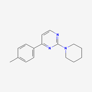 4-(4-Methylphenyl)-2-(piperidin-1-yl)pyrimidine