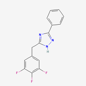 3-phenyl-5-(3,4,5-trifluorobenzyl)-1H-1,2,4-triazole