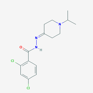 2,4-dichloro-N'-(1-isopropyl-4-piperidinylidene)benzohydrazide
