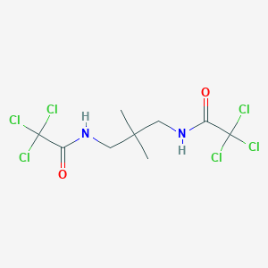 2,2,2-trichloro-N-{2,2-dimethyl-3-[(trichloroacetyl)amino]propyl}acetamide